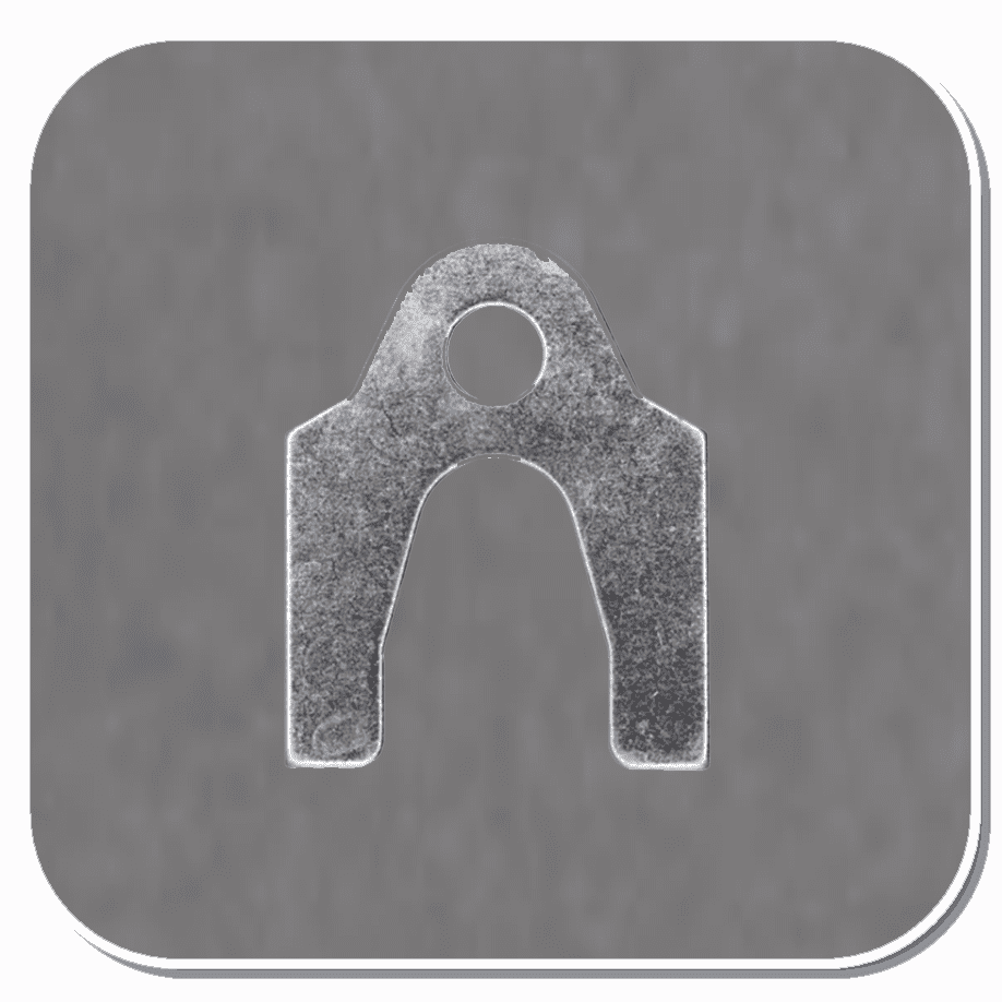 AUV-11187 Zinc Slotted Alignment Shim Bx of 25
