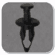 AUV-16622 Black Nylon GM Front Bumper Fascia Retainer Bx of 25