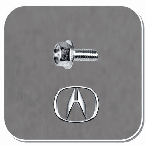 AUV-17315 Zinc Hex Flange License Plate Screw Bx of 50