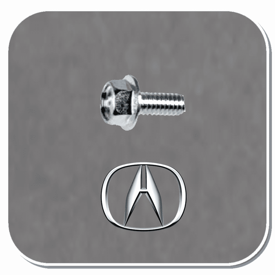 AUV-17315 Zinc Hex Flange License Plate Screw Bx of 50