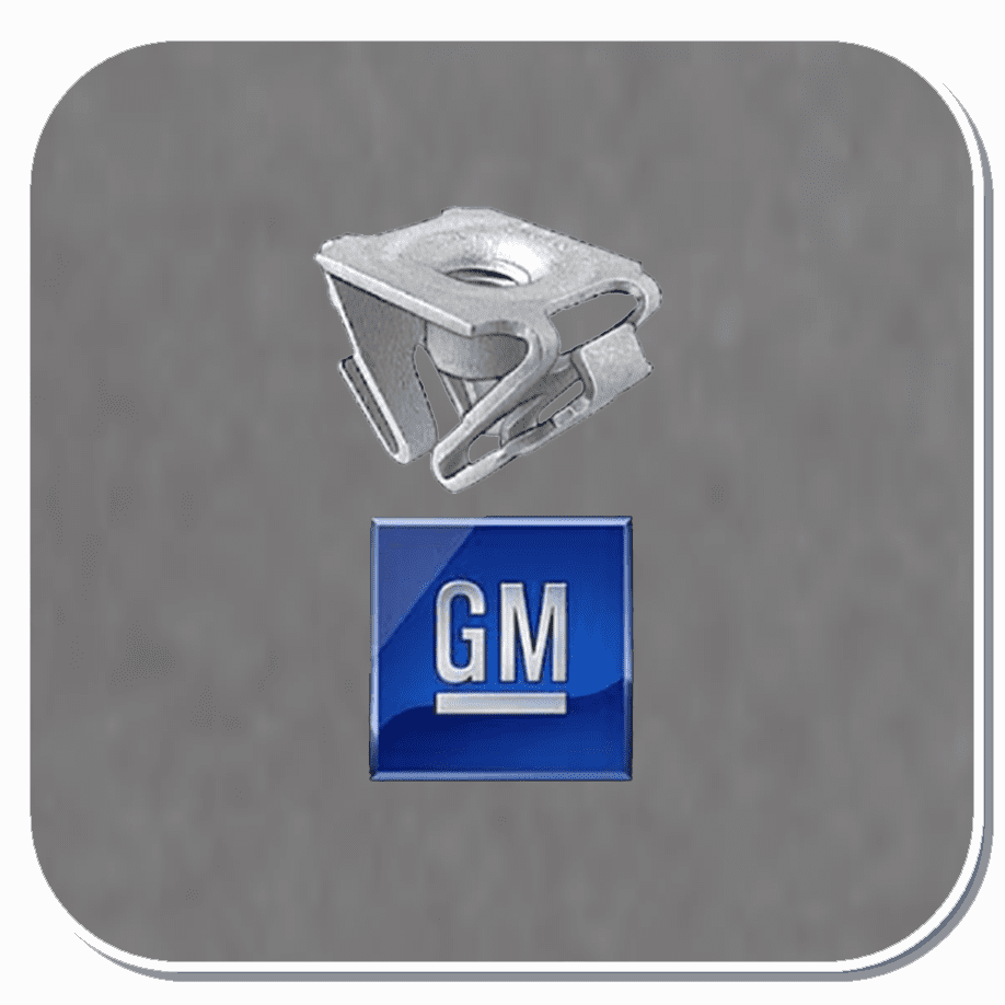 AUV-19317 Zinc Organic License Plate Bracket Retainer Nut Box of 10