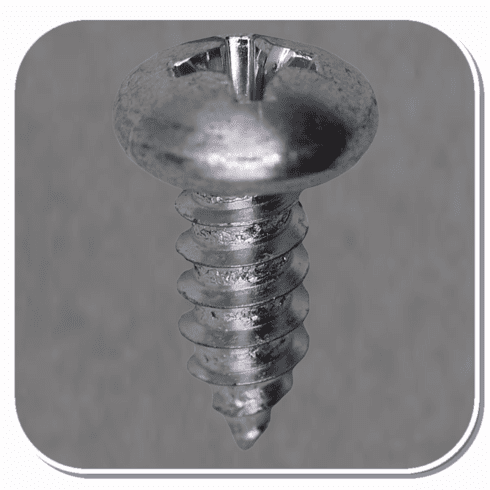 AUV-1943 Zinc Phillips Pan Head Tapping Screw Bx of 100