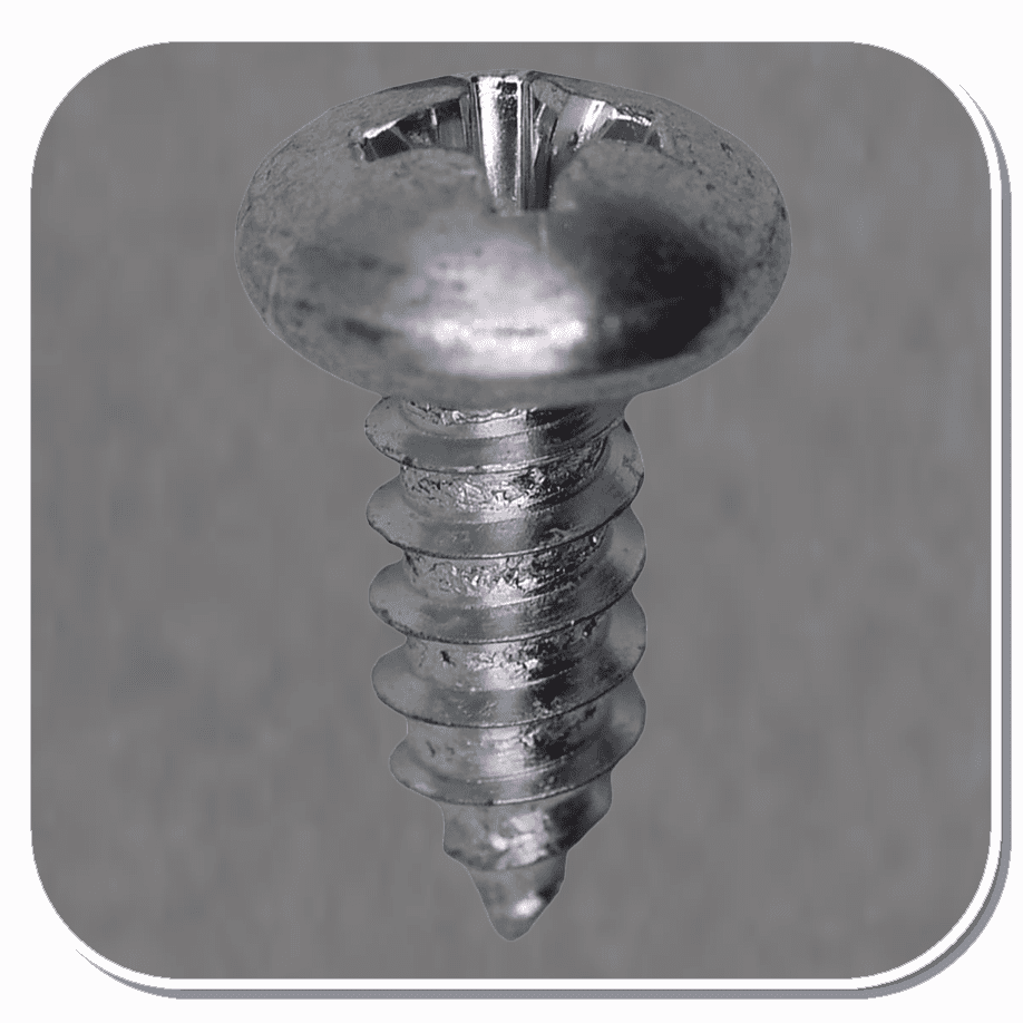 AUV-1943 Zinc Phillips Pan Head Tapping Screw Bx of 100