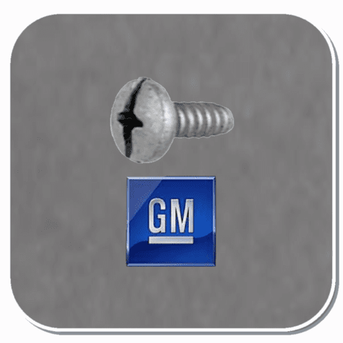 AUV-19777 Dual-Drive Truss Head License Plate Screw Bx of 50