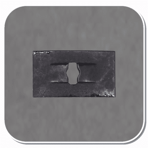 AUV-2098 Flat Nut 1/16 Stud Size 7/32 X 3/8