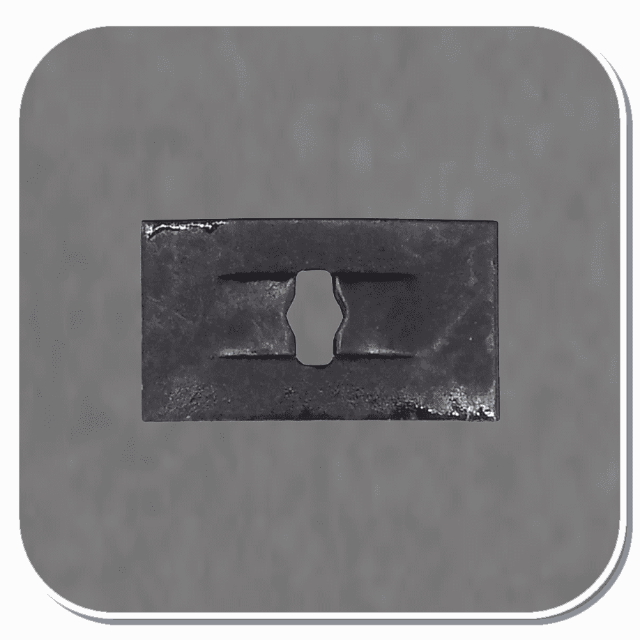 AUV-2098 Flat Nut 1/16 Stud Size 7/32 X 3/8