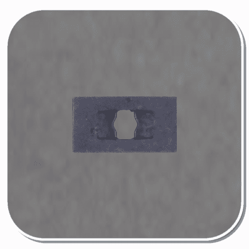 AUV-2099 PHOSPHATE FLAT NUT 5/16" X 9/16"