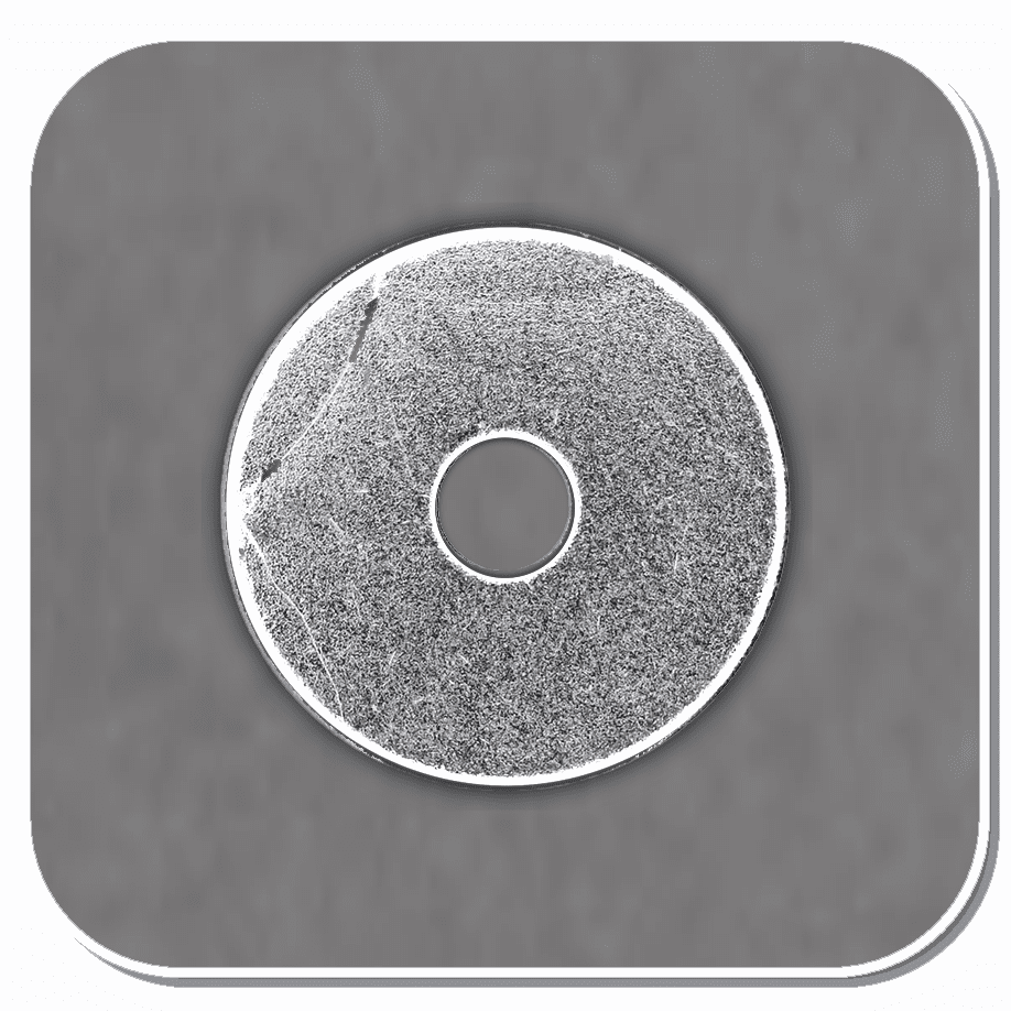 AUV-2333 Zinc Fender Washer 1/4" Bolt Size x 1-1/4" Bx of 100