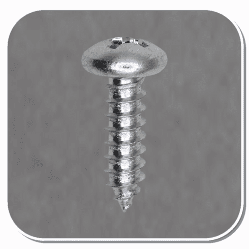 AUV-2367 Zinc Phillips Pan Head Tapping Screw #12 x 3/4" Bx of 100