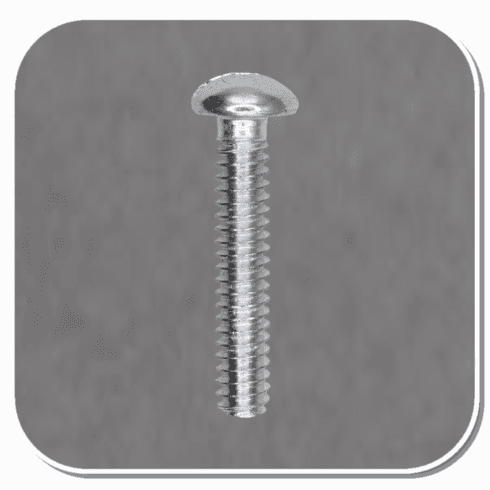 AUV-2543 Zinc Slotted Round Head Machine Screw #10-24 x 1" Bx of 100