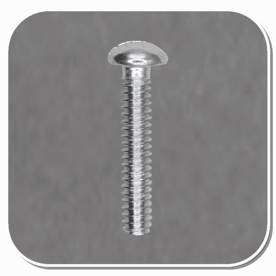 AUV-2543 Zinc Slotted Round Head Machine Screw #10-24 x 1" Bx of 100
