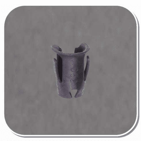 AUV-2611 Phosphate Tubular Nut for 1/8" Stud with .030-.036 Panel Range Bx of 100