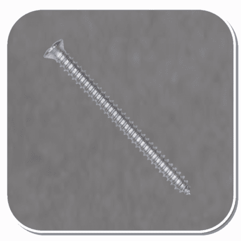 AUV-2632 Zinc Phillips Oval Head Tapping Screw #8 x 2" Bx of 100