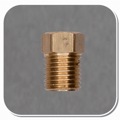 AUV-30 Brass Inverted Flare Nut for 3/16 Tubing Size Bx of 10