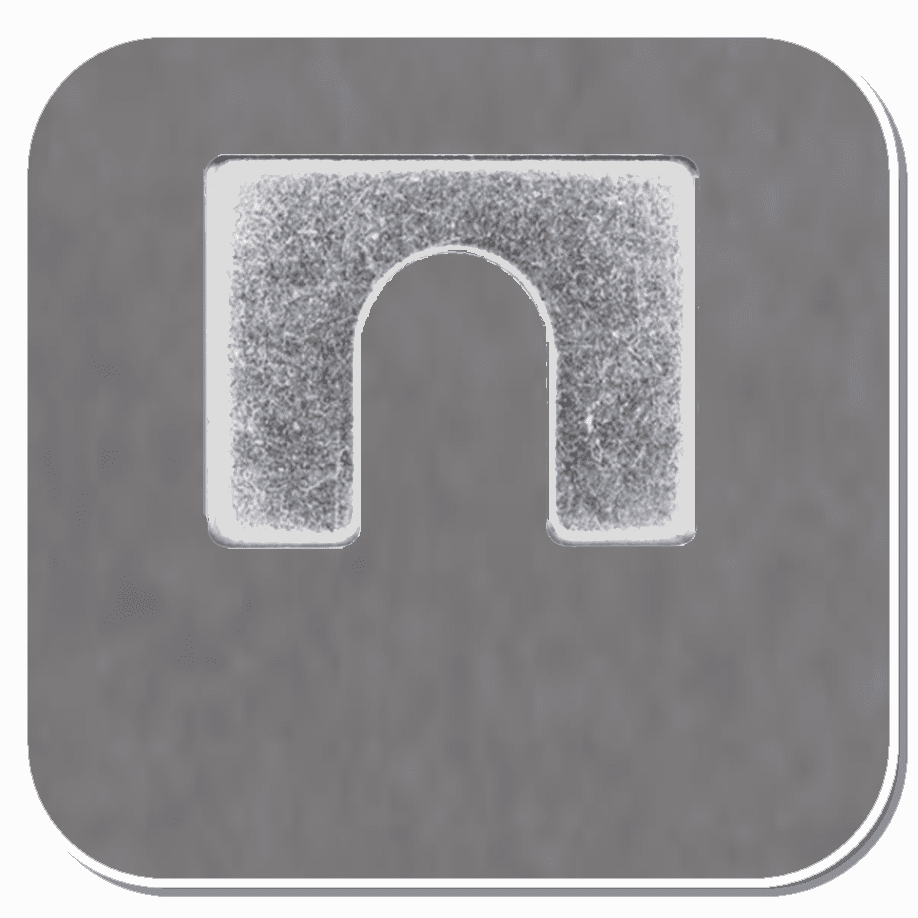 AUV-3000 Zinc Slotted Alignment Shim Bx of 50