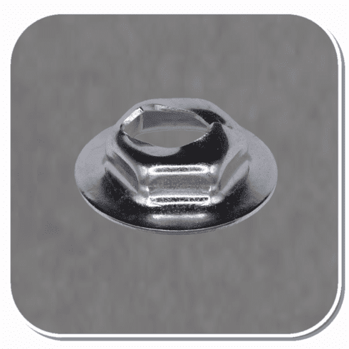 AUV-3405 Zinc Thread Cutting Nut for 1/4" Stud Bx of 200
