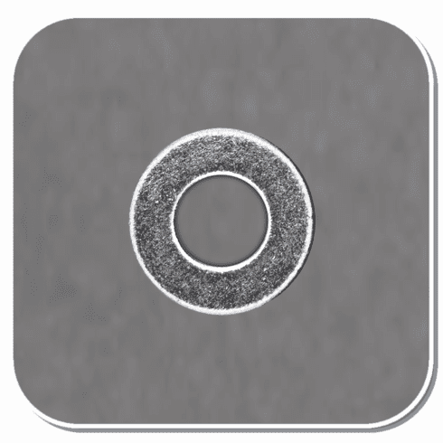 AUV-3989 SAE Flat Washer 7/16 Bolt Size 15/32 I.D 15/16" O.D. Bx of 100