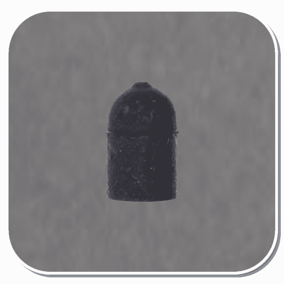 AUV-4439 Rubber Vacuum Cap 1/4" Dia with 9/16" Depth Bx of 25