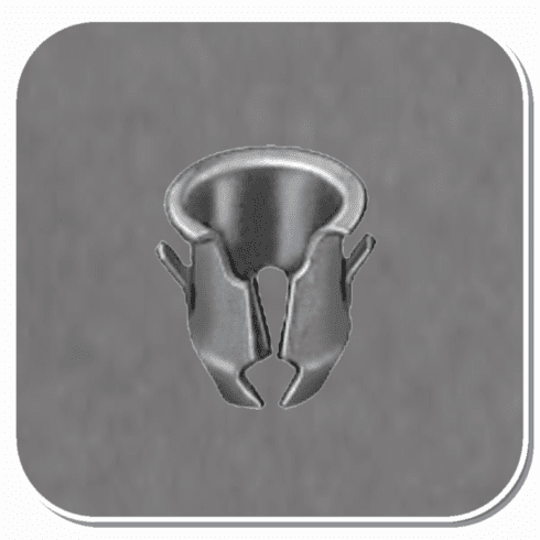 AUV-5195 Phosphate Tubular Nut for 3/8 Stud Bx of 100