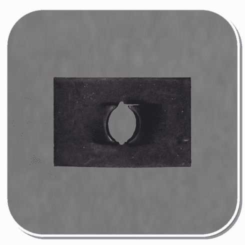 AUV-5563 FLAT NUT #8 SCREW SIZE Bx of 100