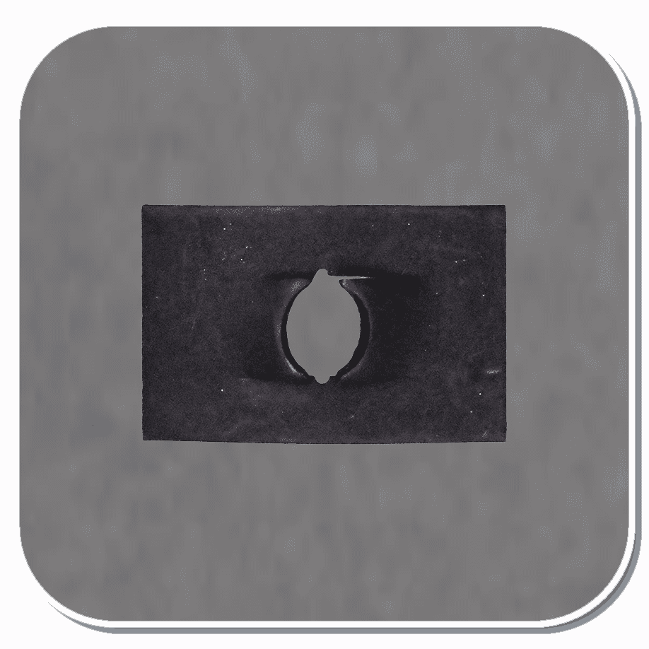 AUV-5563 FLAT NUT #8 SCREW SIZE Bx of 100