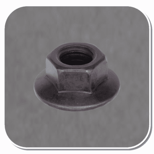 AUV-5596 SPIN LCK NUT BLK 3/8"X16 USS Bx of 100