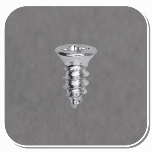 AUV-5654 ZINC PHILLIPS FLAT TAPPING SCR. 8 X 3/8" Bx of 100