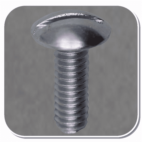 AUV-5910 Slotted RoundHead License Plate Screw Bx of 100