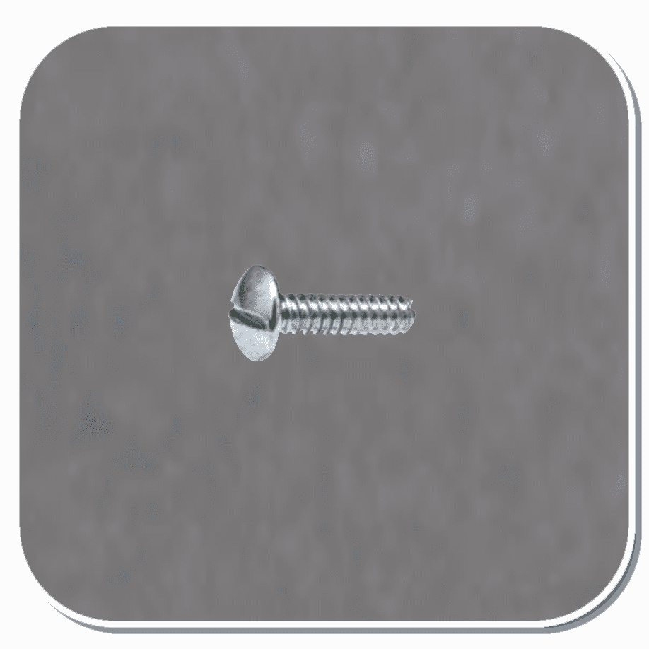 AUV-5910 Slotted Truss Head License Plate Screw Bx of 100