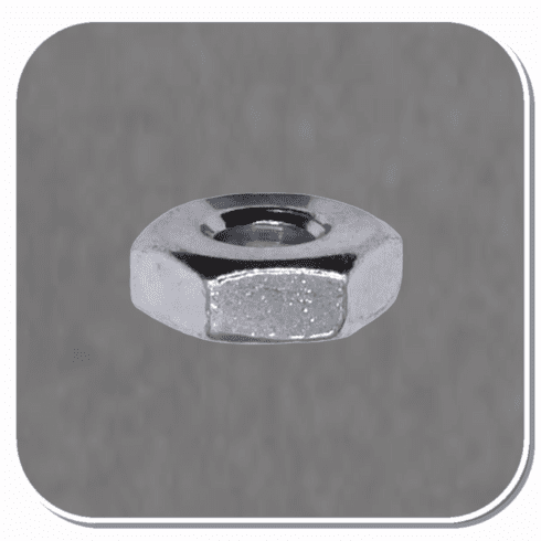 AUV-728 Zinc #8-32 Hex Machine Screw Nut Bx of 100