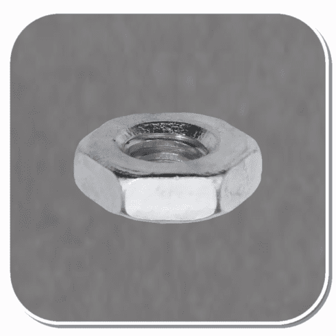 AUV-729  Zinc #10-32 Hex Machine Screw Nut Bx of 100