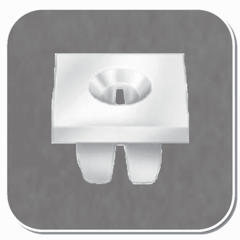 AUV-8435 GM LICENSE PLATE NUT