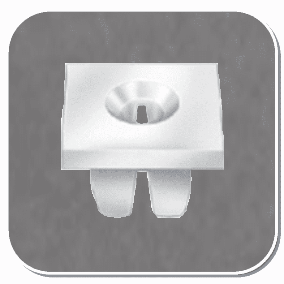 AUV-8435 GM LICENSE PLATE NUT