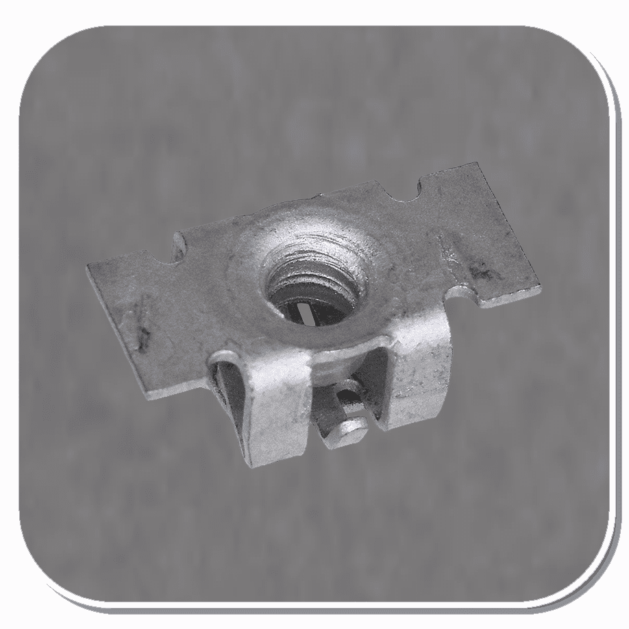 AUV-CL30183 Metal Push-In Nut Bx of 25