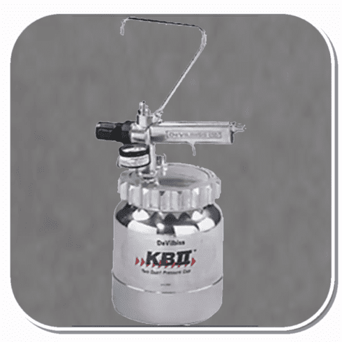 DEV-120033 Devilbiss KBII 2 quart Remote Pressure Feed Cup