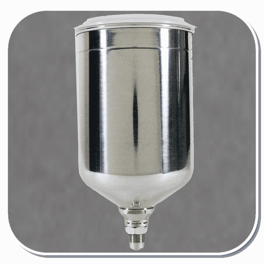 DEV-702576 Devilbiss 900cc Aluminum Cup with Male Attachment