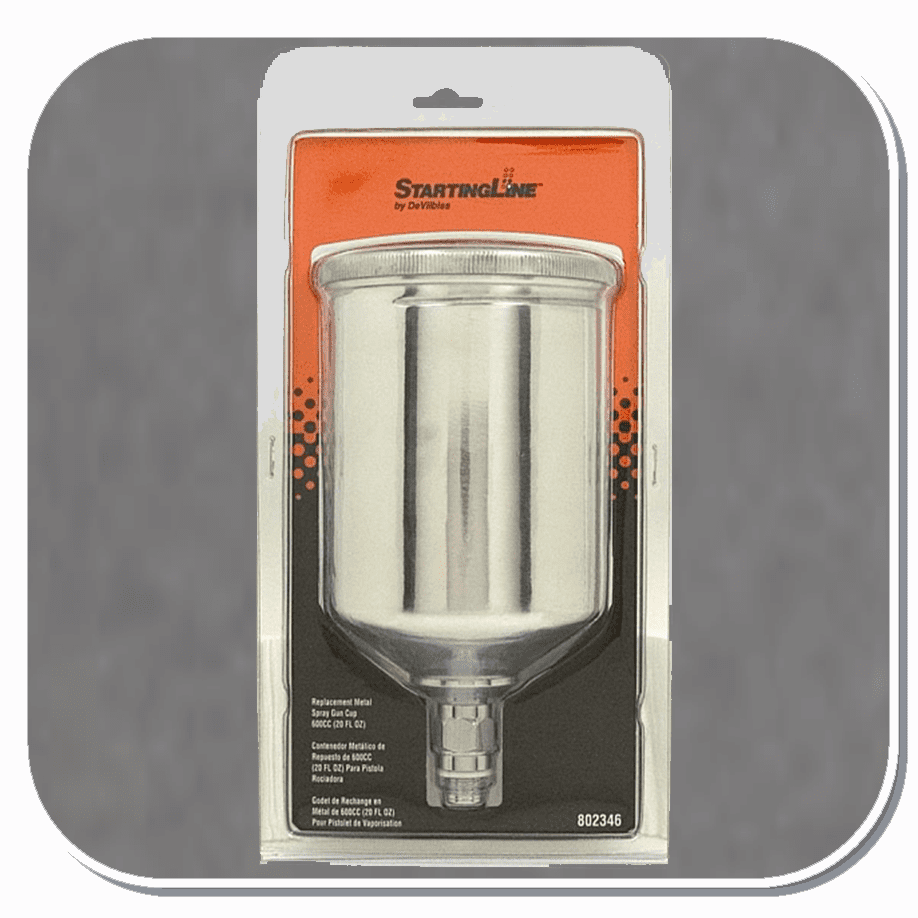 DEV-803610 Devilbiss Starting Line 600cc Replacement Aluminum Cup