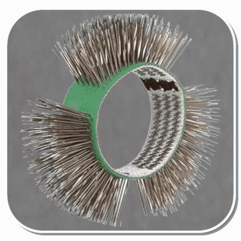 DYN-92247 4" x 3/4" Medium Straight Wire Wheel for NZ1