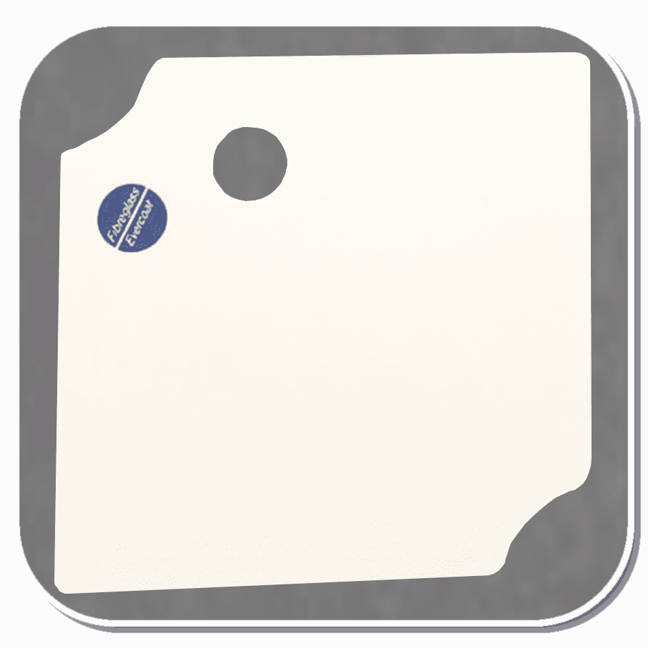 FBE-155 Evercoat 12 x 12 Plastic Reusable Mixing Board