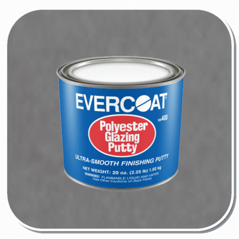 FBE-400 Evercoat Polyester Glazing Putty 20oz Can W/1oz Hardener