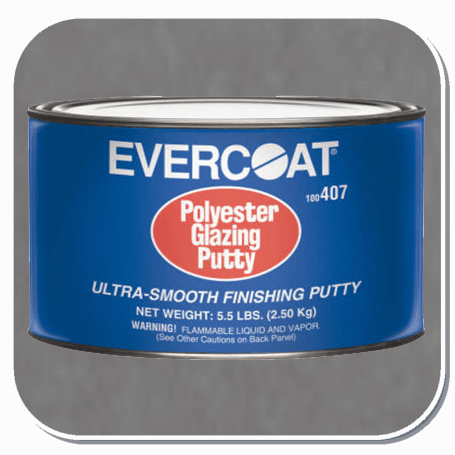 FBE-407 Evercoat Polyester Glazing Putty 1/2 Gallon w/2.75oz Hardner