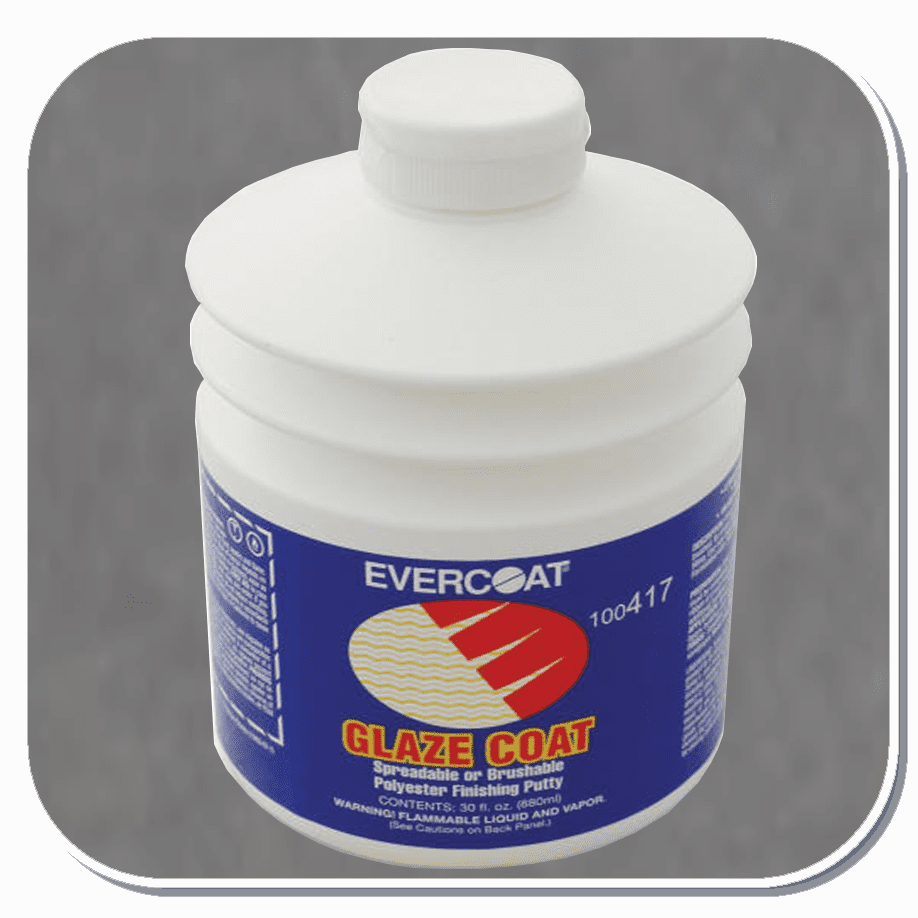 FBE-417 Evercoat Glaze Coat Finishing Putty 30oz w/ Hardner