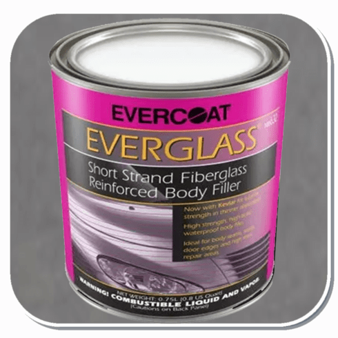 FBE-622 Evercoat Everglass Short Stand Fiberglass Re-Inforced Body Filler Gallon