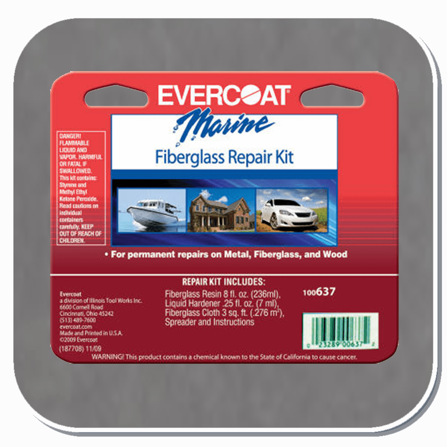 FBE-637 Evercoat Fiberglass Repair Kit 1/2 Pint