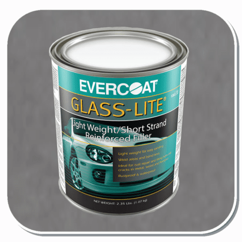FBE-638 Evercoat Glass-Lite Lightweight Short Strand Re-Inforced Body Filler Quart