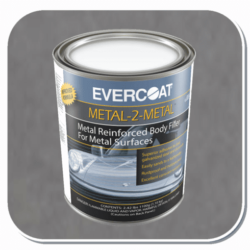 FBE-889 Evercoat Metal-2-Metal  Aluminum Filled Body Filler Quart