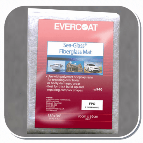 FBE-940 Evercoat Fiberglass Mat 38" x 34" (1 sq. yd.)