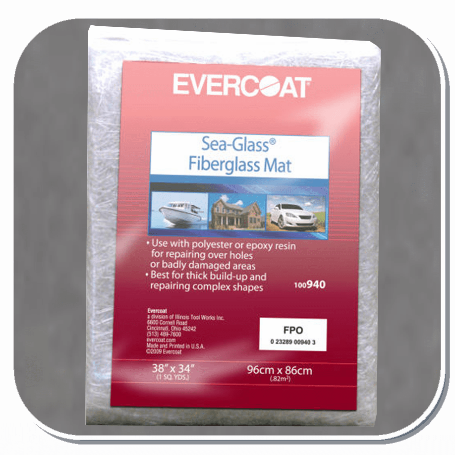 FBE-940 Evercoat Fiberglass Mat 38" x 34" (1 sq. yd.)
