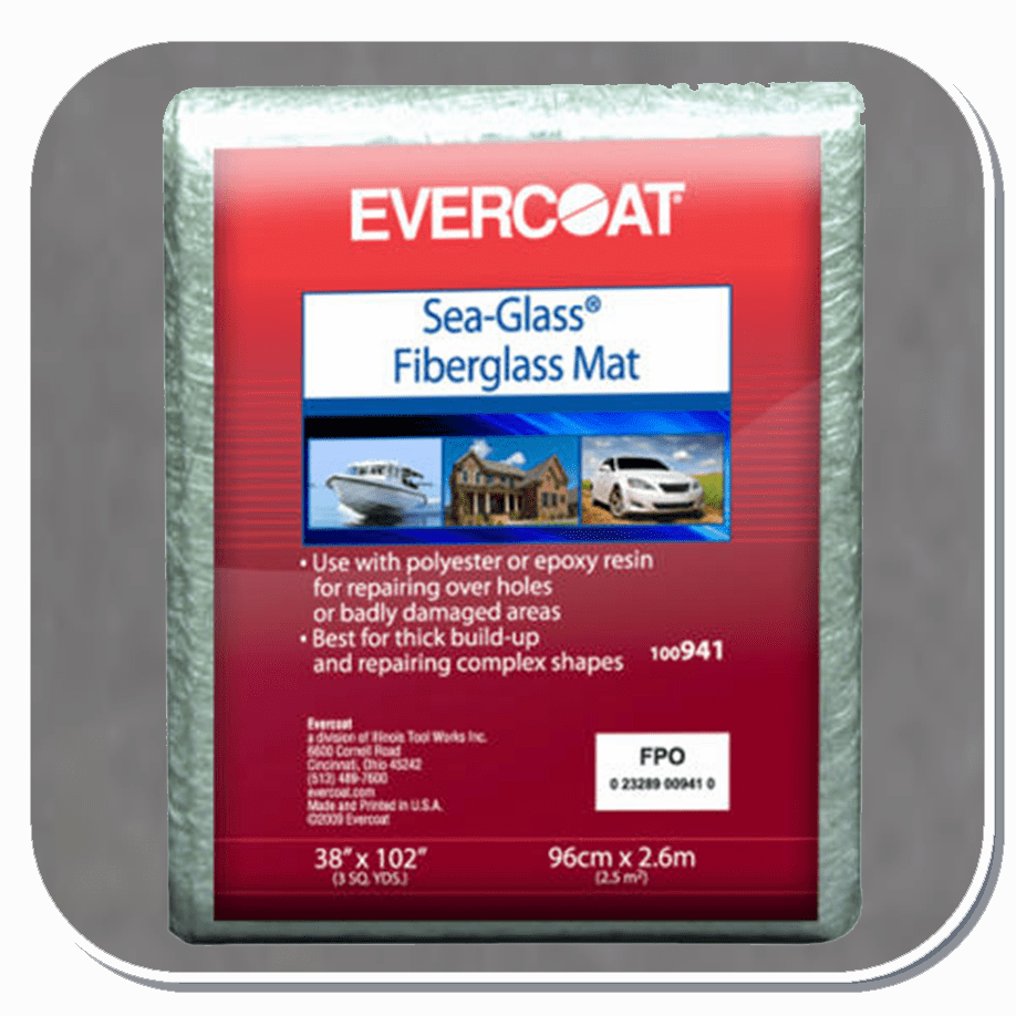FBE-941 Evercoat Fiberglass Mat 38" x 102" (3 sq. yd.)