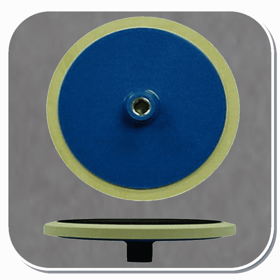 FER-8276 Ferro 7" Polishing Pad Holder with centering post and female thread. 